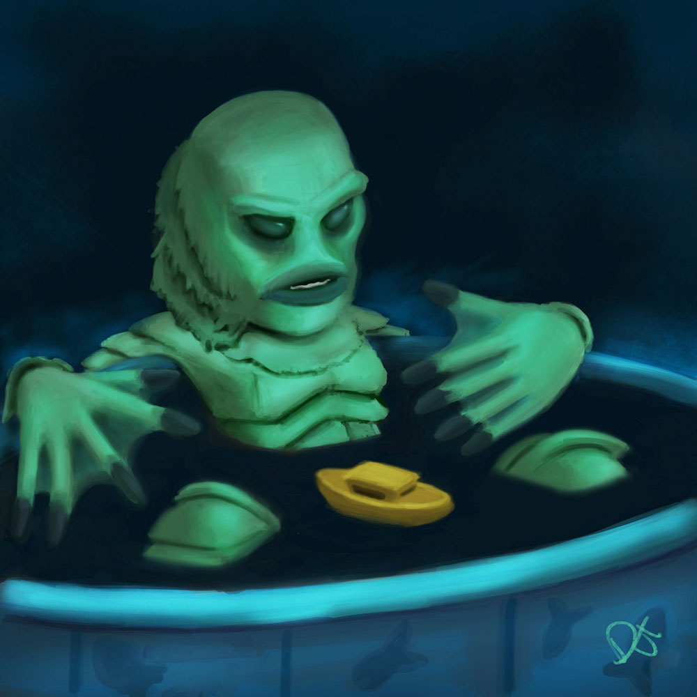 Creature in The Pool
