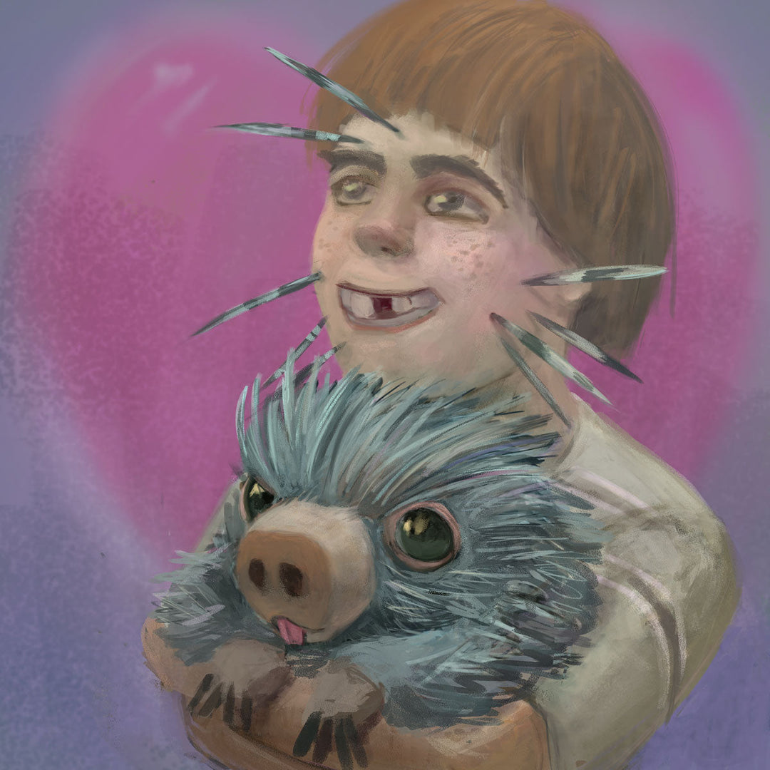 This Kid Has a Porcupine